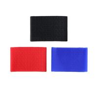 Hemobllo 3pcs Large Anti-Slip Silicone Hair Clipper Protector Sleeve Set Shock Absorption for Electric Shears, Barber Shear Covers in Black, Red, and Blue, Suitable for Professional Hair