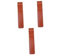 Hemobllo 3pcs Leather Case Protective Sleeve for Stylus Direct Capacitor Compatible Pencil Case for Tablet Use