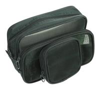 Hemobllo 3pcs Mesh Travel Makeup Pouch Organizer Set for Small Personal Items and Toiletries, Easy to Carry Multi-Functional Cosmetic Bags for Camping and Travel