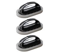 Hemobllo 3pcs Multi-Purpose Handle Emery Sponges Kitchen Pot Scrubbers Brown Washable Sponge Set for Household Kitchenware Washing and Cleaning
