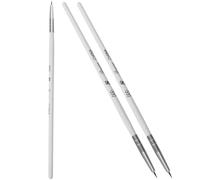 Hemobllo 3pcs Nail Art Painting Brush Set Manicure Liner Pen Small Detail Drawing Tool for Gel Polish Nail Design in Precision Painting