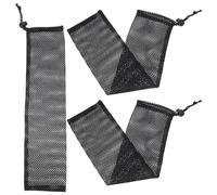 Hemobllo 3pcs Outdoor Hanging Nylon Mesh Bird Feeder Bags with Drawstring, Finch Sock Feeders for Wild Birds Feeding, Sturdy Mesh Net Bags for Pine Nut and Seed Storage