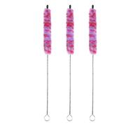 Hemobllo 3pcs Piccolo Cleaning Brush Red Purple Gentle Piccolo Brush Rod for Inner Chamber Cleaning for Musical Instrument Maintenance