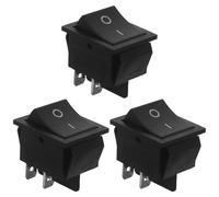 Hemobllo 3pcs Plastic Switch for Popcorn Maker Replacement, Small off Button Accessory for Commercial Popcorn Machine, Compatible with Party and Theater Use, 1.38x1.26x0.98 Inch