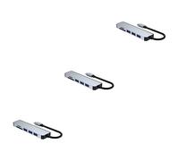 Hemobllo 3pcs Port Usb Multi Usb Plug Hub Ethernet Dock Holder Expansion Adapters Data for Laptop Computer Accessories