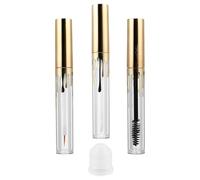 Hemobllo 3pcs Portable Refillable Eyeliner and Lip Gloss Tubes 4ml Plastic Cosmetic Containers for Beginners Suitable for Business Trip and Commercial Sample