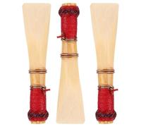 Hemobllo 3pcs Professional Bassoon Reeds Medium Strength Natural Reed for Students and Professionals with Rich Full Tone and Stable Sound for Concert Halls and Lessons