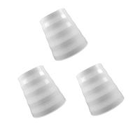 Hemobllo 3pcs Range Hood Exhaust Adapter Plastic Duct Multi Reducer Increaser Connector Kink Hose Pipe for Kitchen