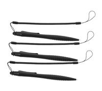 Hemobllo 3pcs Resistive Screen Stylus Pens with Spring Lanyards for Mobile Phone and Tablet Touchscreen Drawing and Writing, Scratch-proof Digital Pens for Artists and Students