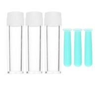Hemobllo 3pcs Reusable Contact Lens Applicator Sticks Made of Silicone and Plastic, Lightweight and Sanitary Eye Contacts Lens Tool for Travel and Vacation Use
