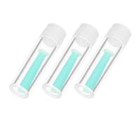 Hemobllo 3pcs Silicone Contact Lens Remover Stick Set Silicone Contact Lens Remover Stick Set Replaceable Suction Tips Portable Green Applicators