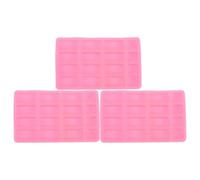 Hemobllo 3pcs Silicone Miniature Brick Moulds for Building Accessories Easy to Clean and Easy to Demould Features, for Sand Table Making and DIY Miniature Scenes Random Color