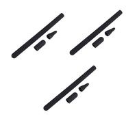 Hemobllo 3pcs Silicone Touch Screen Pen Sleeve Pen Holder Protective Cover Compatible for Apple Pencil Case for Stylus Sleeve for Stylus Black