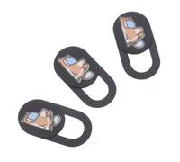 Hemobllo 3pcs Webcam Privacy Cover Camera Cover Slide for Laptop Tablet and Phone Thin Design Black