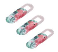 Hemobllo 3pcs Webcam Privacy Cover Privacy Protective Cover Ultra-thin Creative Flamingo Shape Abs Material Reliable Protection behind The Laptop Pink
