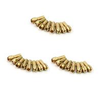 Hemobllo 3sets 4 Sizes Brass Collet 1mm/1.6mm/2.3mm/3.2mm Rotary Tool Chuck Collar Set 8pcs*3