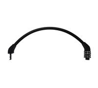 Hemobllo 4-Digit Combination Refrigerator Lock, Round Password Fridge and Freezer Door Safety Latch, Cabinet and File Drawer Security, Multi-Color Random Color