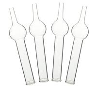 Hemobllo 4 Pcs Glass Single-ball Drying Tubes Laboratory Supplies Chemical Experiment Equipment for School Teaching Middle and High School Chemistry