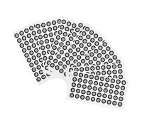 Hemobllo 400pcs 3d Scanning Reusable Reflective Film Marking Points Dot Markers Precision Reference Dots for Industrial Scanner Tracking with 6mm Inner Diameter