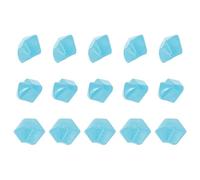 Hemobllo 400pcs Fish Tank Decors Rocks Glow the Dark Resin Gravel Stones Blue for Aquarium, Backyard Walkway and Yard Decor