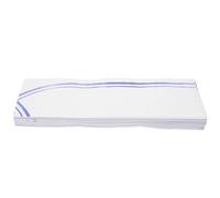 Hemobllo 40pcs Disposable Chef Cap Paper Kitchen Working Hat Blue Edge | Random Logo, Breathable Comfort for Cooks and Catering Events, Neat Professional Look for Cooking Schools
