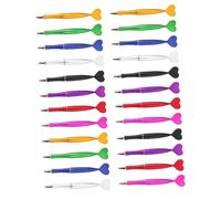 Hemobllo 40pcs Mermaid Tail Ballpoint Pens Heart Shaped Gel Ink Smooth Writing Pens for School Office Scrapbooking Valentines Day Gift