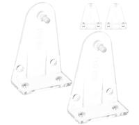 Hemobllo 4pcs 2-inch Blinds Bottom Hold Clips Fixing Brackets for Venetian Blinds Replacement Parts Window Shade Holders for Home Window Treatment