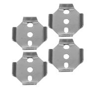 Hemobllo 4pcs Bathroom Towel Rack Replacement Accessories Mounting Brackets 38x38mm Square Base Fixing Kit for Toilet Roll Holder and Towel Bar Universal Bathroom Hardware