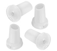Hemobllo 4pcs Bite Valve Replacement Soft Silicone Water Bottle Parts White