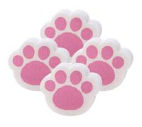 Hemobllo 4pcs Cat Claw Cleaning Sponge Set, Thickened Non-Scratch Mirror Scrubber, Kitchen and Bathroom Dishwashing Sponges for Delicate Surface Cleaning