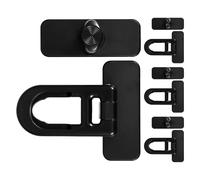Hemobllo 4pcs Child Safety Cabinet Locks for Toddlers and Babies, Plastic Babyproof Oven and Fridge Door Locks, Prevents Burns and Stops Children Opening Doors, for Homes and Childcare