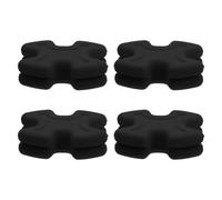 Hemobllo 4pcs Compound Bow Dampener Bow Noise Reducer Rubber Black Reducing Noise and Improving Accuracy for Archery Enthusiasts and Beginners Outdoor Professional Training