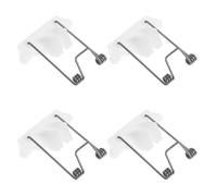 Hemobllo 4pcs Electric Hair Clipper Replacement Parts Kit with Cam Follower, Swing Head, Fixed Guide Block, and White Springs for DIY Hair Cutting and Clipper Repair at Home and Salon