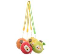 Hemobllo 4pcs Fruit Shaped Spinning Tops for Interactive Hand Eye Coordination with Vibrant Colors Lightweight Design for Kindergarten Group Activities and Classroom Play