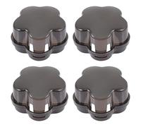 Hemobllo 4pcs Gas Stove Knob Safety Covers Plastic Childproof Stove Knob Guards Easy to Install Prevent from Turning for Kitchen Safety