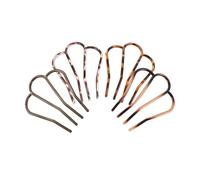 Hemobllo 4pcs Hair Bun Maker U Shape Teeth Plastic Hair Comb Accessories for Girls for Brides Comb for Women