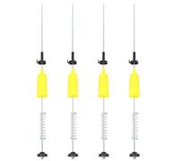 Hemobllo 4pcs Iron and Plastic Washing Machine Suspension Rods Adjustable Range 48-60cm Stable and Practical Washer Balance Rods Replacement Parts for Household Washers Random Color