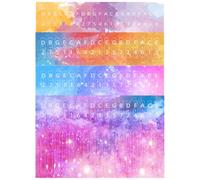 Hemobllo 4pcs Kalimba Thumb Piano Stickers, 17-note Colorful Music Learning Decals for Beginner Kalimba Keyboard, Adhesive Finger Piano Note Stickers for Educational Musical Instruments