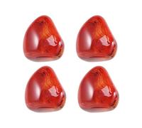 Hemobllo 4pcs Natural Agate Rough Stones Polished Sardonyx Irregular Stones for Crystal Healing and Decoration Smooth Agate for Palm Use Random Color