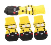 Hemobllo 4pcs Non-slip Dog Socks for Dachshund Cotton Paw Protectors Boot Covers Washable Dog Accessories Adorable Pet Footwear Reusable Socks