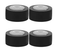 Hemobllo 4pcs Pinch Roller Assembly for Cassette Player and Video Recorder, Rubber Pulley Replacement Parts for Tape Deck Repair, Compatible Amplifier Accessory, 13x8x6.3x2mm