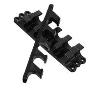 Hemobllo 4pcs Plastic Chair Adjustment Brackets with 5-Position Back Support for Outdoor Folding Lounge Chairs for Garden Balcony Patio Furniture