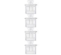Hemobllo 4pcs Plastic Queen Clip Beekeeping Equipment Lightweight Cage Clips for Protecting Bees, Essential Hive Accessories for Beekeepers