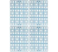 Hemobllo 4pcs Rabbit Foot Pad Bunny Cage Foot Cushion Plastic Hollow-out Design Cuttable and Spliceable for Rabbits and Pets Home or PET Shop