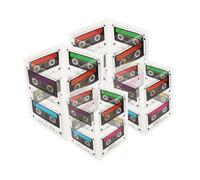 Hemobllo 4pcs Retro Cassette Tape Candy Boxes Party Favor Boxes Small Dessert Storage Containers Music Table Centerpieces for Themed Birthday and Hip Hop Party Decorations