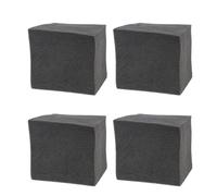 Hemobllo 4pcs Sound Proof Block Acoustic Absorption Wall Acoustic Block for Small and Medium-sized Rooms, Black Polyurethane Soundproofing Cotton with Safe Sound Absorption Features