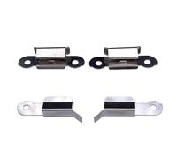 Hemobllo 4pcs Stainless Steel Glass Platform Clamps for 3D Printer Heated Bed Heavy Duty Fixing Clamp with Stable Platform Suitable for Office and School Use