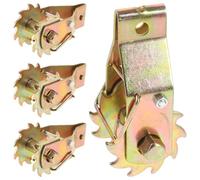 Hemobllo 4pcs Steel Wire Tensioner Cable Winch Tightener Gear Wire Puller Tool for Fence, Vineyard and Greenhouse Rope Tightening in Industrial and Agricultural Use