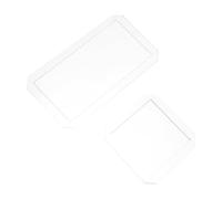 Hemobllo 4pcs Stencils Sewing Patchwork Rulers Acrylic Rectangular Versatile Size Selection Precise Cutting Performance for Machine Quilting and Home DIY Beginners and Experienced Quilting