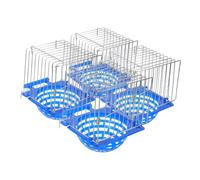 Hemobllo 4pcs Stylish Bird Nest House Craft for Pigeon Nesting Boxes Bird Breeding Nest Box Secure Comfort and Egg Incubation